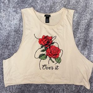 Muscle Tee Crop Top